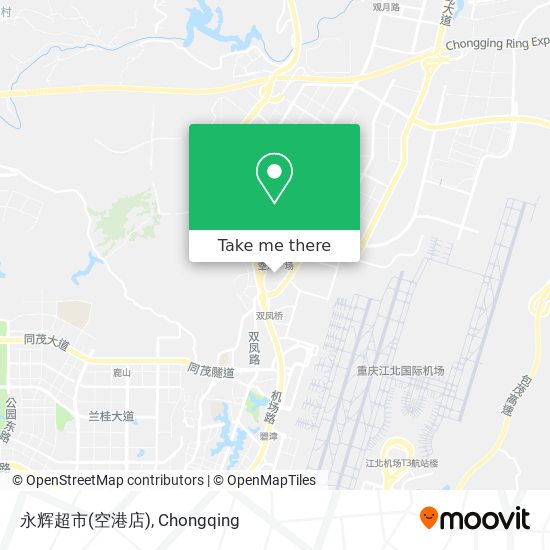永辉超市(空港店) map