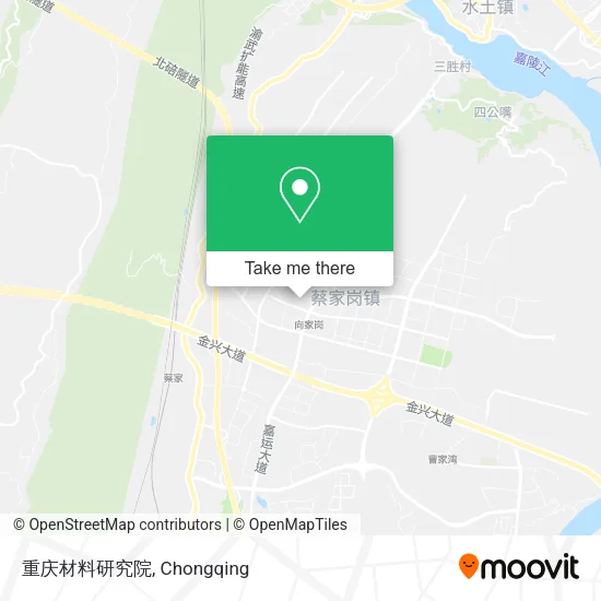 重庆材料研究院 map
