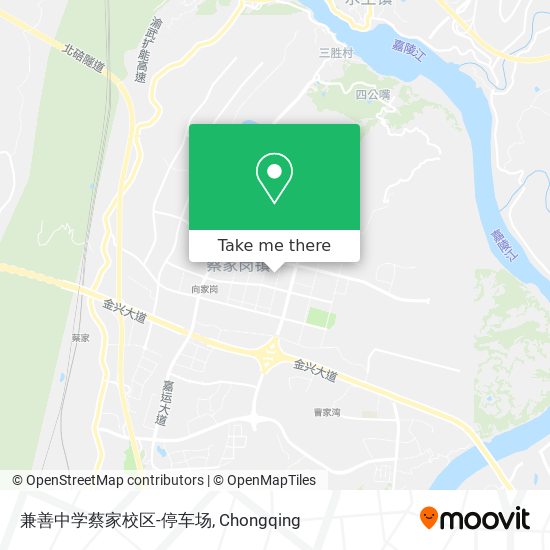 兼善中学蔡家校区-停车场 map