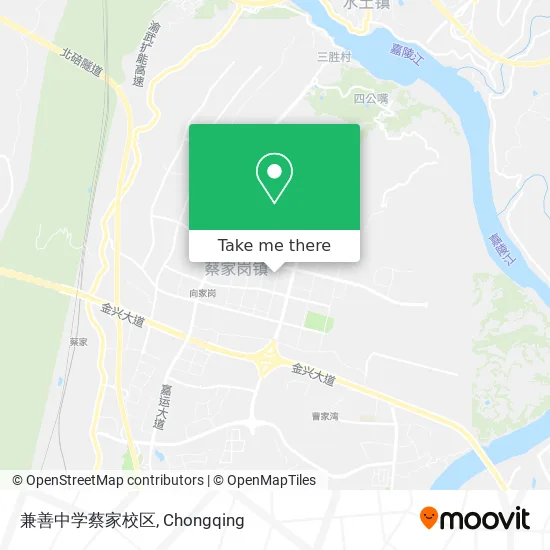 兼善中学蔡家校区 map