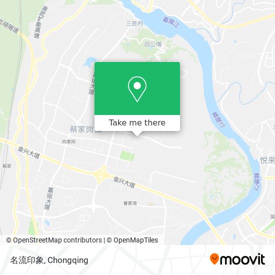 名流印象 map