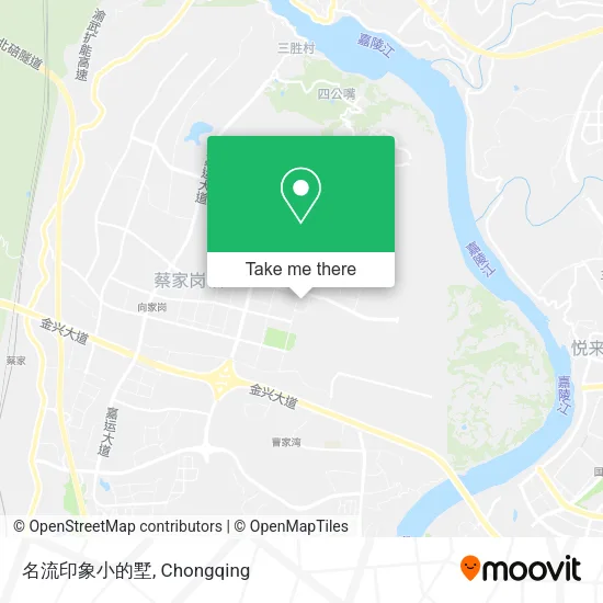 名流印象小的墅 map