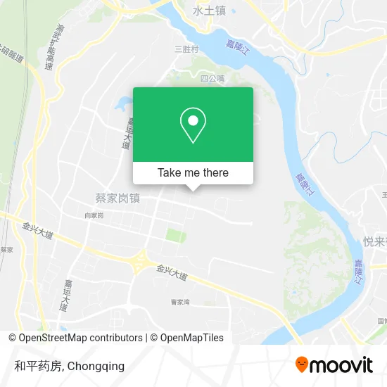 和平药房 map