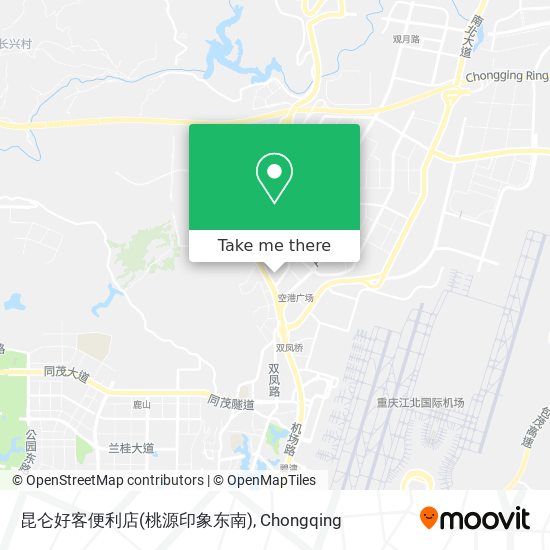 昆仑好客便利店(桃源印象东南) map