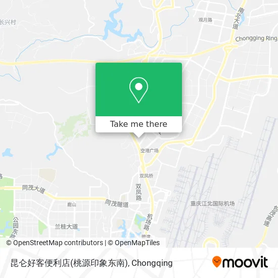 昆仑好客便利店(桃源印象东南) map