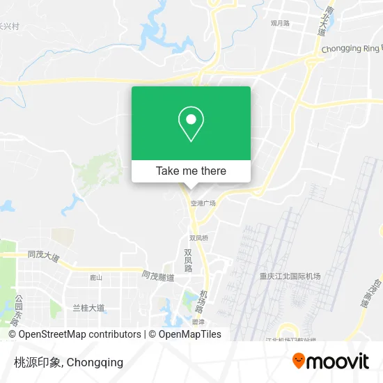 桃源印象 map