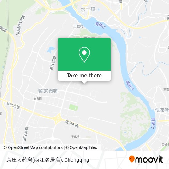 康庄大药房(两江名居店) map