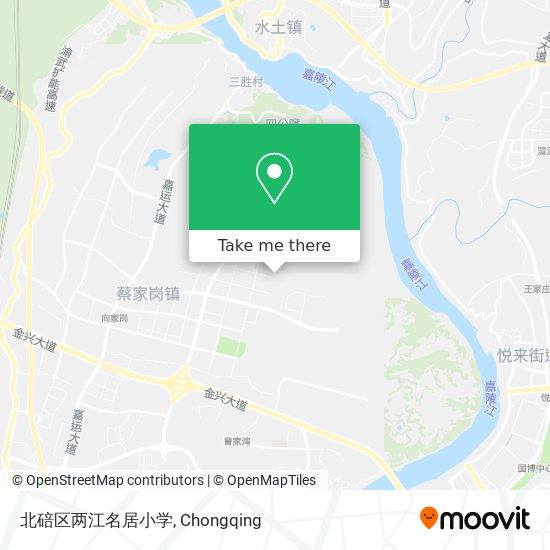 北碚区两江名居小学 map