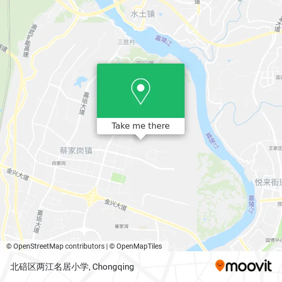 北碚区两江名居小学 map