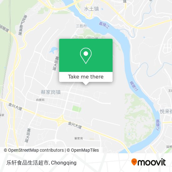 乐轩食品生活超市 map
