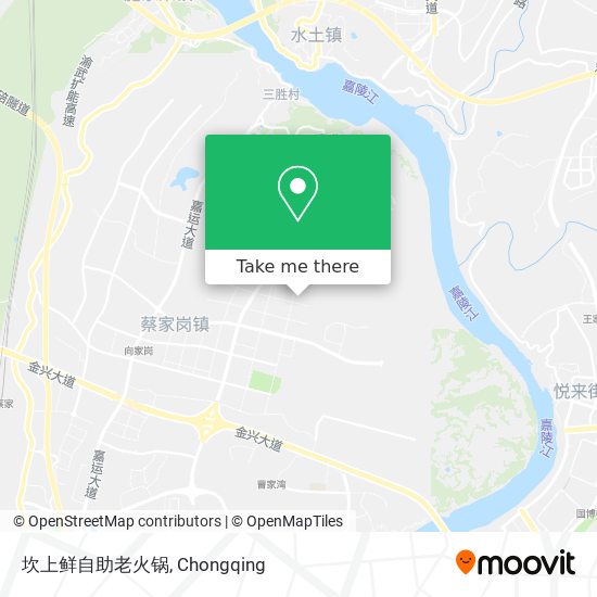 坎上鲜自助老火锅 map