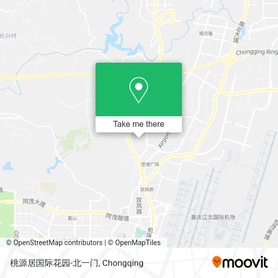 桃源居国际花园-北一门 map