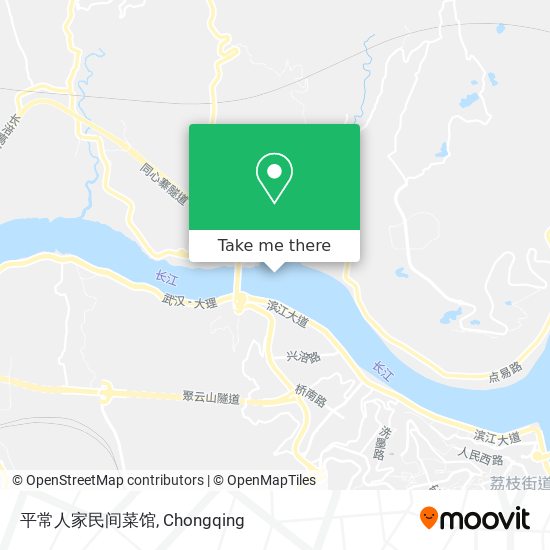 平常人家民间菜馆 map