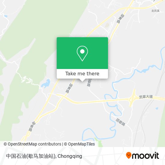 中国石油(歇马加油站) map