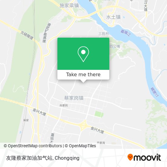 友隆蔡家加油加气站 map