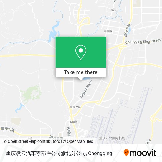 重庆凌云汽车零部件公司渝北分公司 map