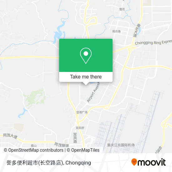 誉多便利超市(长空路店) map
