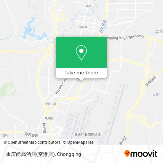 重庆尚高酒店(空港店) map