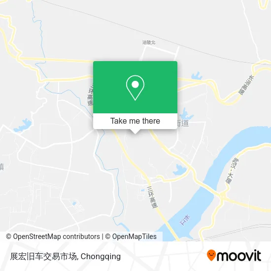 展宏旧车交易市场 map