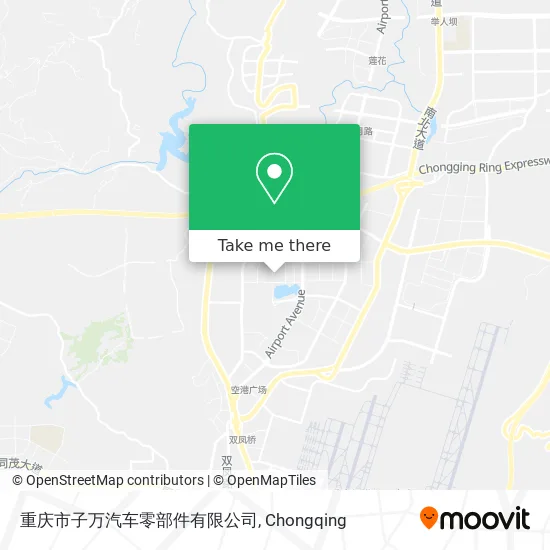 重庆市子万汽车零部件有限公司 map