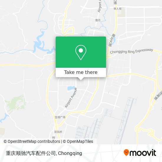 重庆顺驰汽车配件公司 map