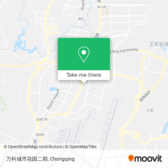 万科城市花园二期 map