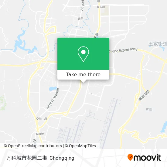 万科城市花园二期 map