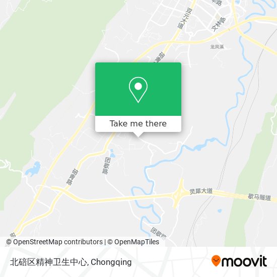 北碚区精神卫生中心 map