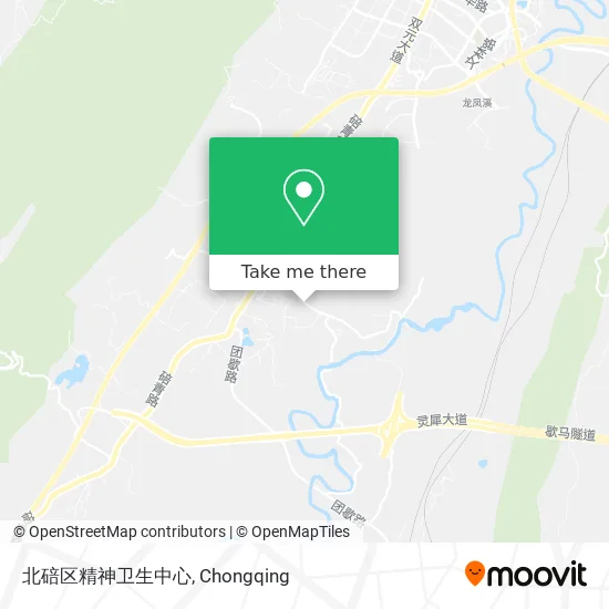 北碚区精神卫生中心 map