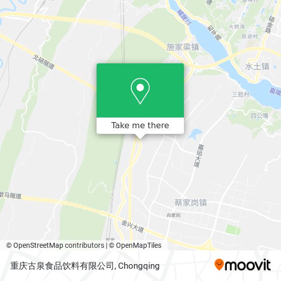 重庆古泉食品饮料有限公司 map