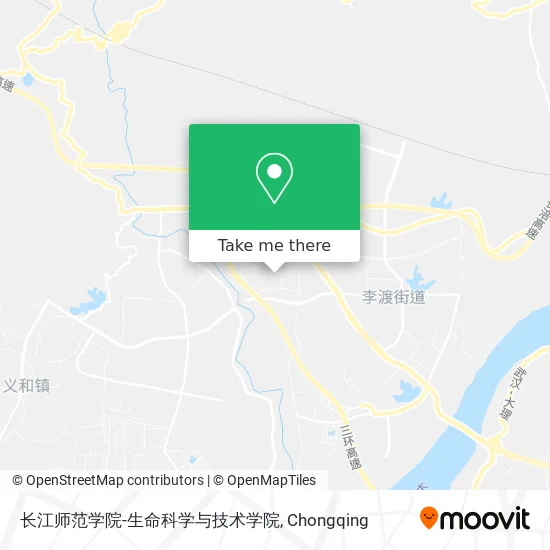 长江师范学院-生命科学与技术学院 map