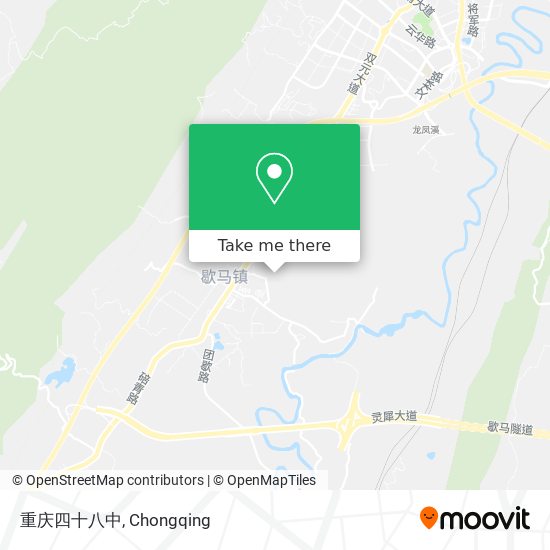 重庆四十八中 map