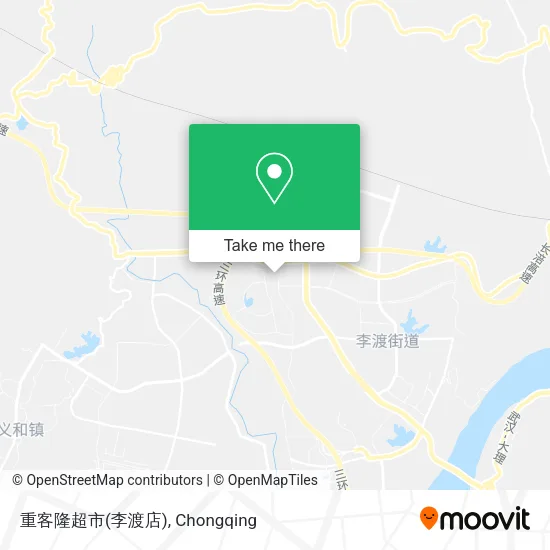 重客隆超市(李渡店) map