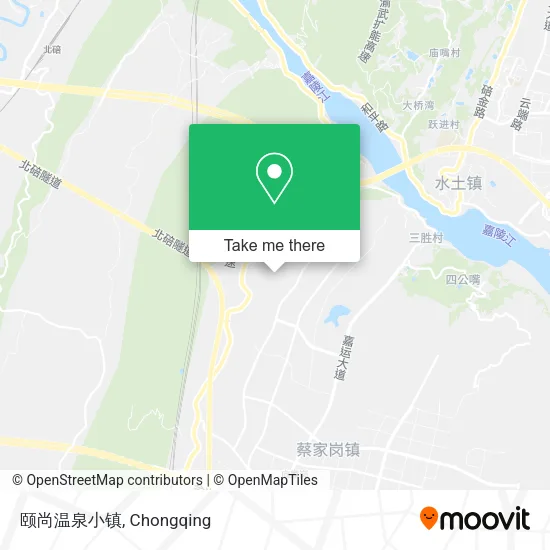 颐尚温泉小镇 map