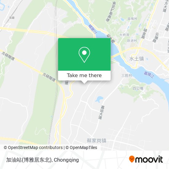 加油站(博雅居东北) map