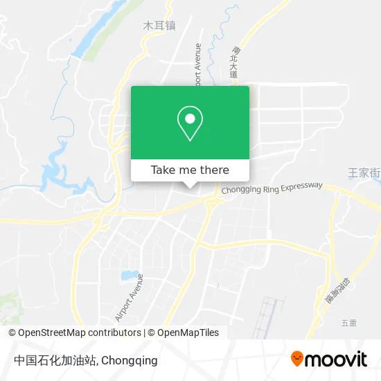 中国石化加油站 map
