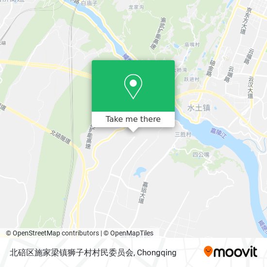 北碚区施家梁镇狮子村村民委员会 map