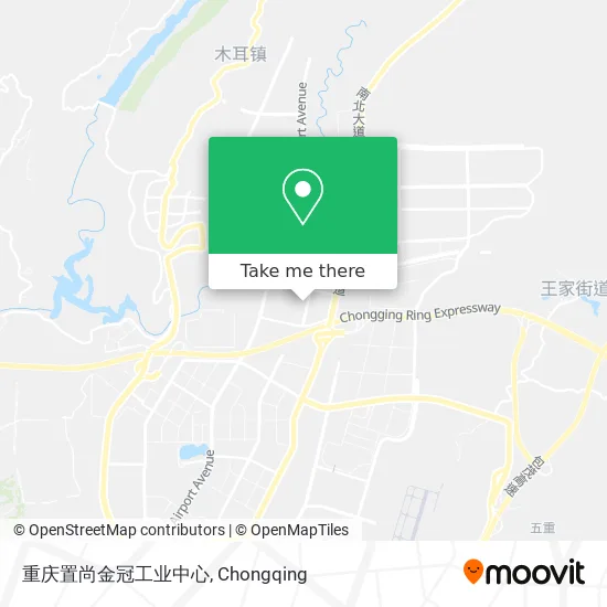 重庆置尚金冠工业中心 map