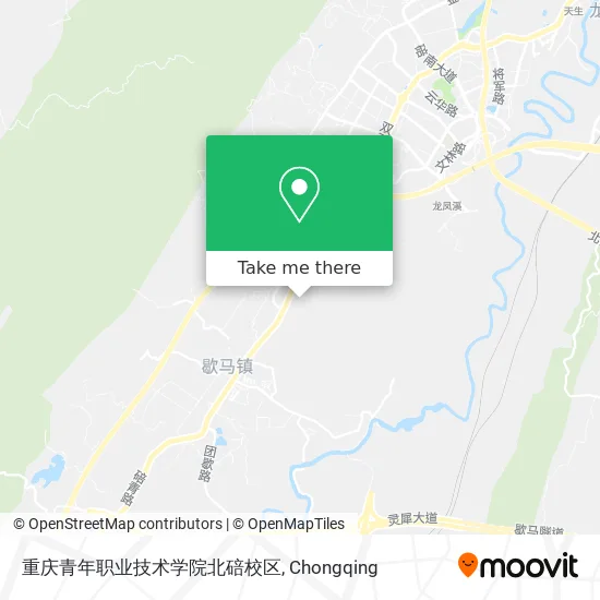 重庆青年职业技术学院北碚校区 map