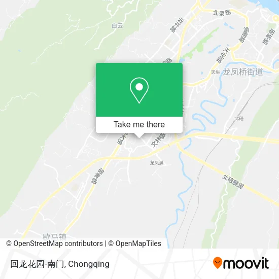 回龙花园-南门 map