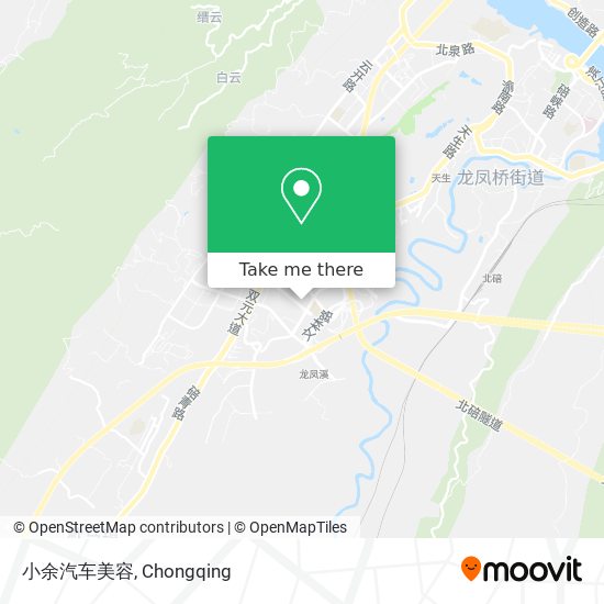 小余汽车美容 map
