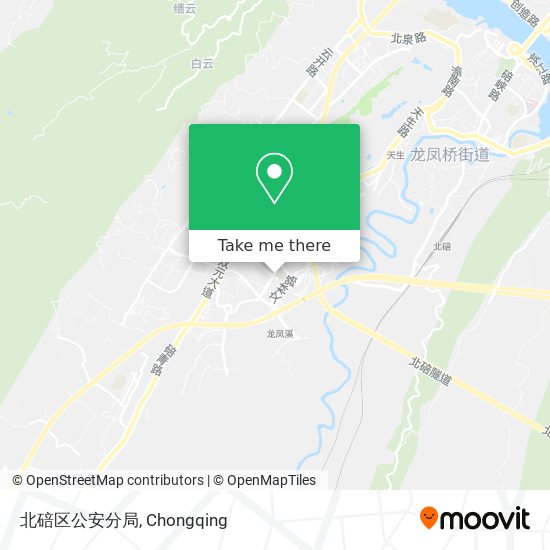 北碚区公安分局 map