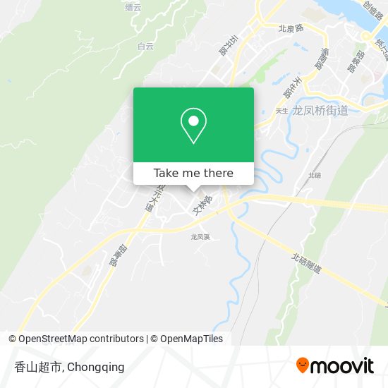 香山超市 map