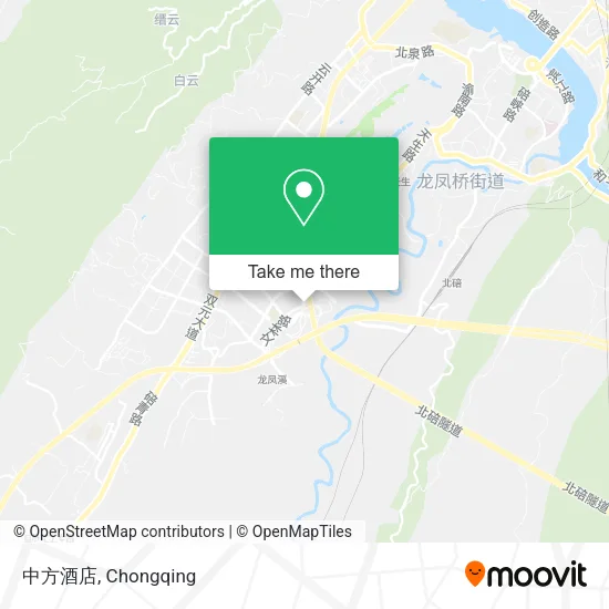 中方酒店 map