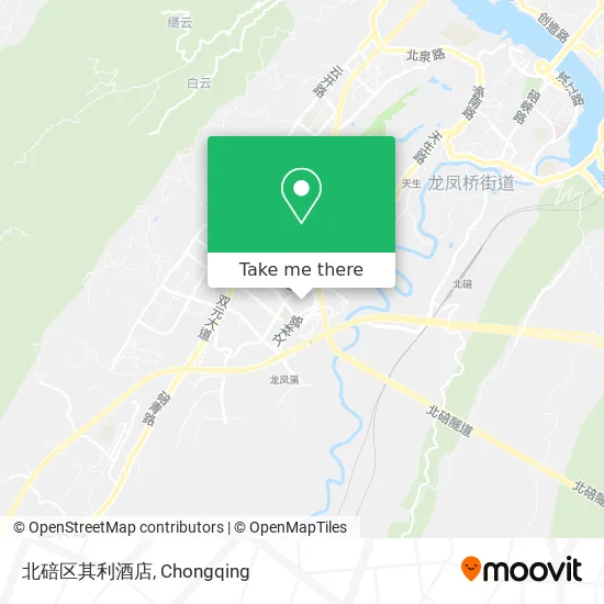 北碚区其利酒店 map