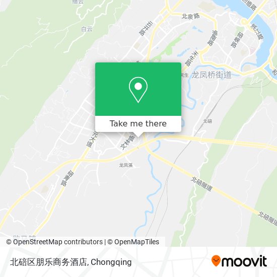 北碚区朋乐商务酒店 map