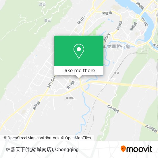 韩蒸天下(北碚城南店) map