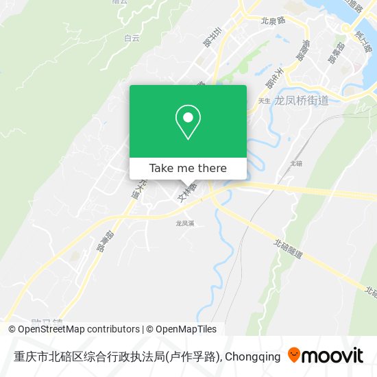 重庆市北碚区综合行政执法局(卢作孚路) map