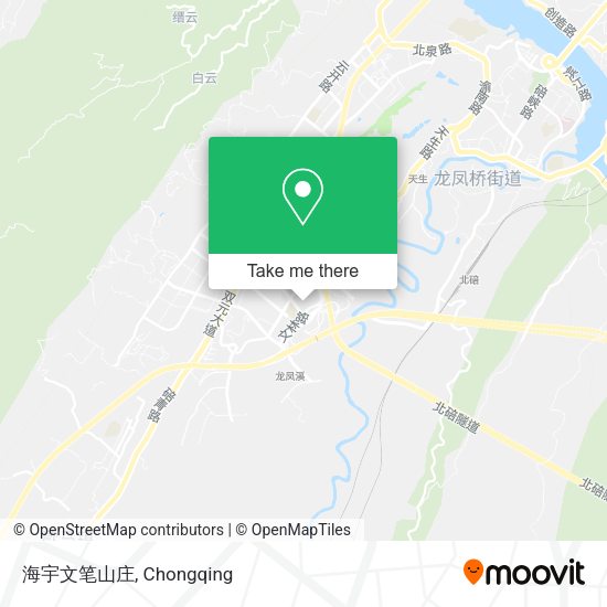 海宇文笔山庄 map
