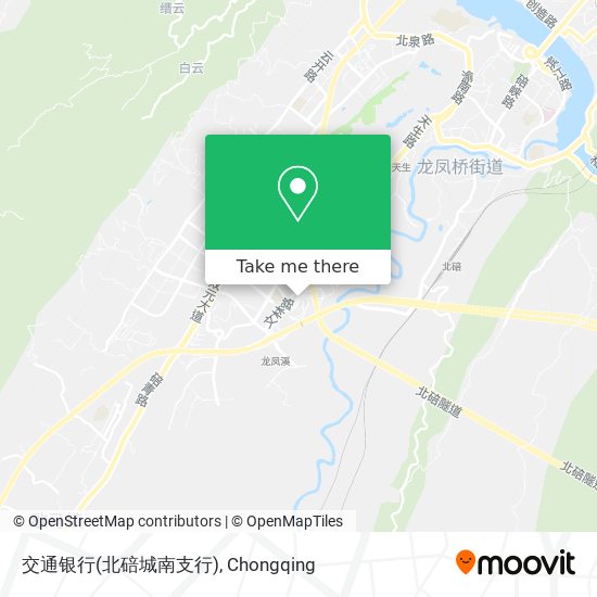 交通银行(北碚城南支行) map